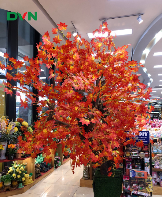 Lá phong giả trang trí thành cây DVN - lá nhỏ 2