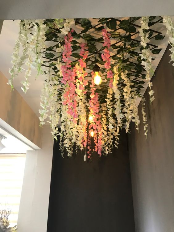 Hoa tử đằng giả trang trí decor - DVN 8