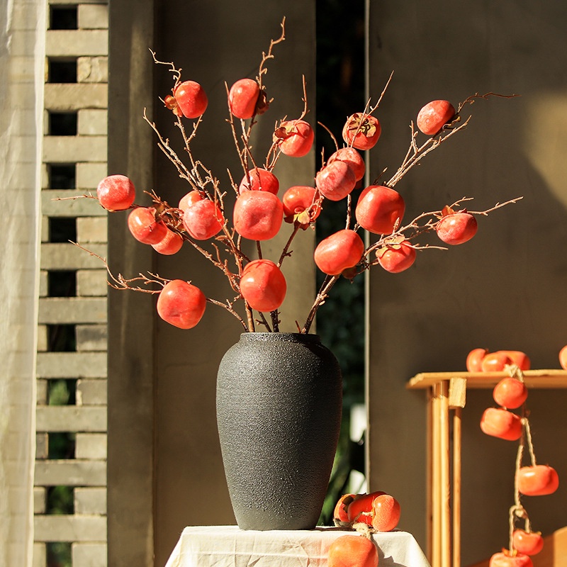 cành quả hồng giả trang trí - DVN 2