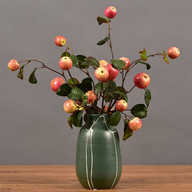 cành táo quả giả trang trí - DVN 3