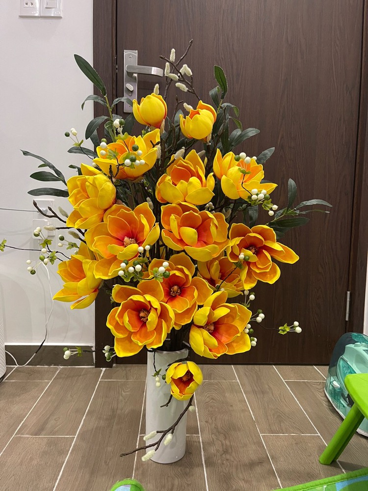 hoa ngọc lan giả trang trí decor - DVN 1