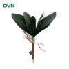 cụm lá lan hồ điệp giả trang trí cắm bình cùng hoa lan - DVN 4