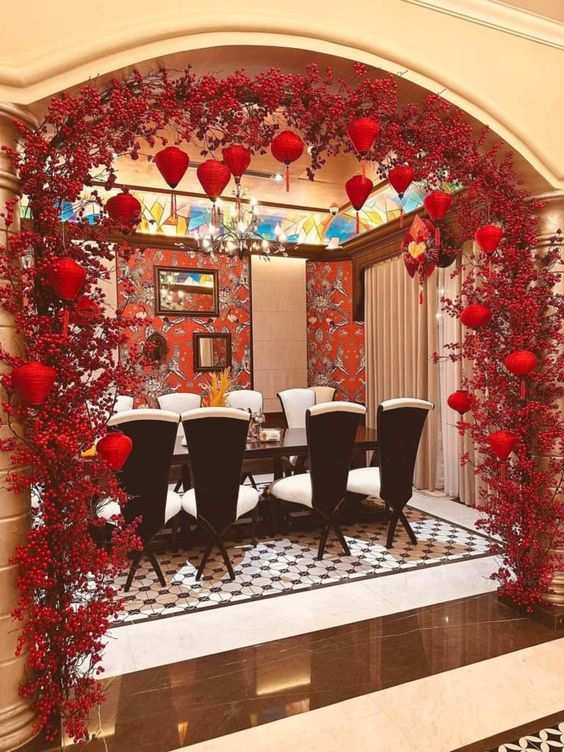 đào đông 12 nhánh trang trí tết - DVN 9