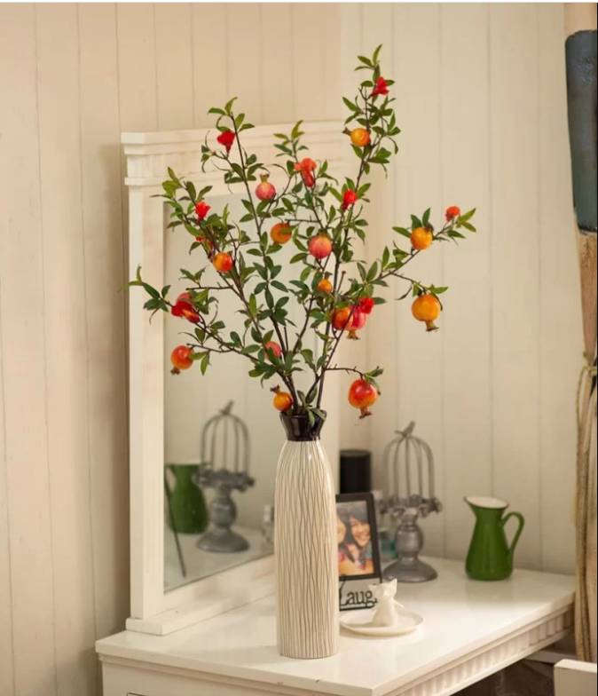 cành quả lựu giả trang trí -DVN 1