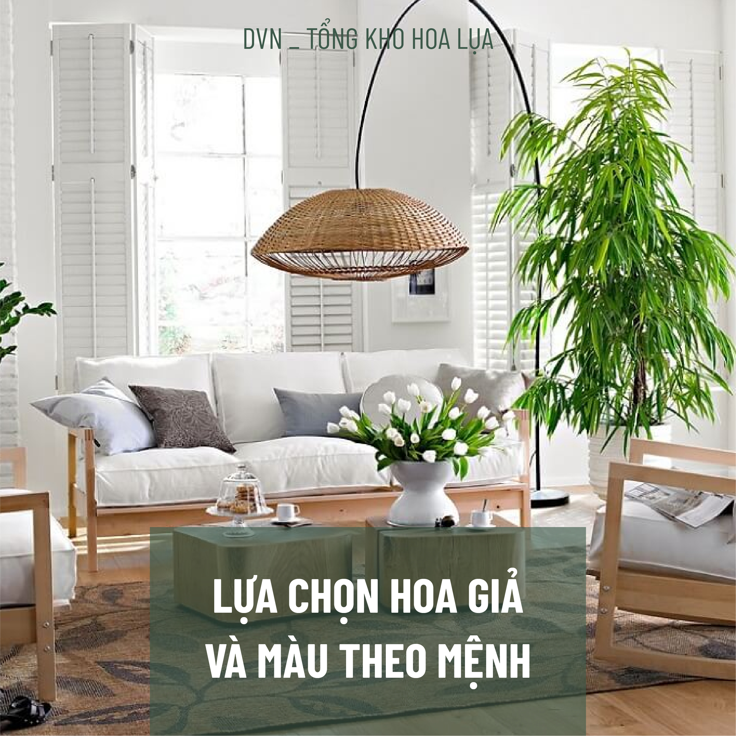 hoa giả có đảm bảo tính phong thủy không - DVn tổng kho hoa lụa 1