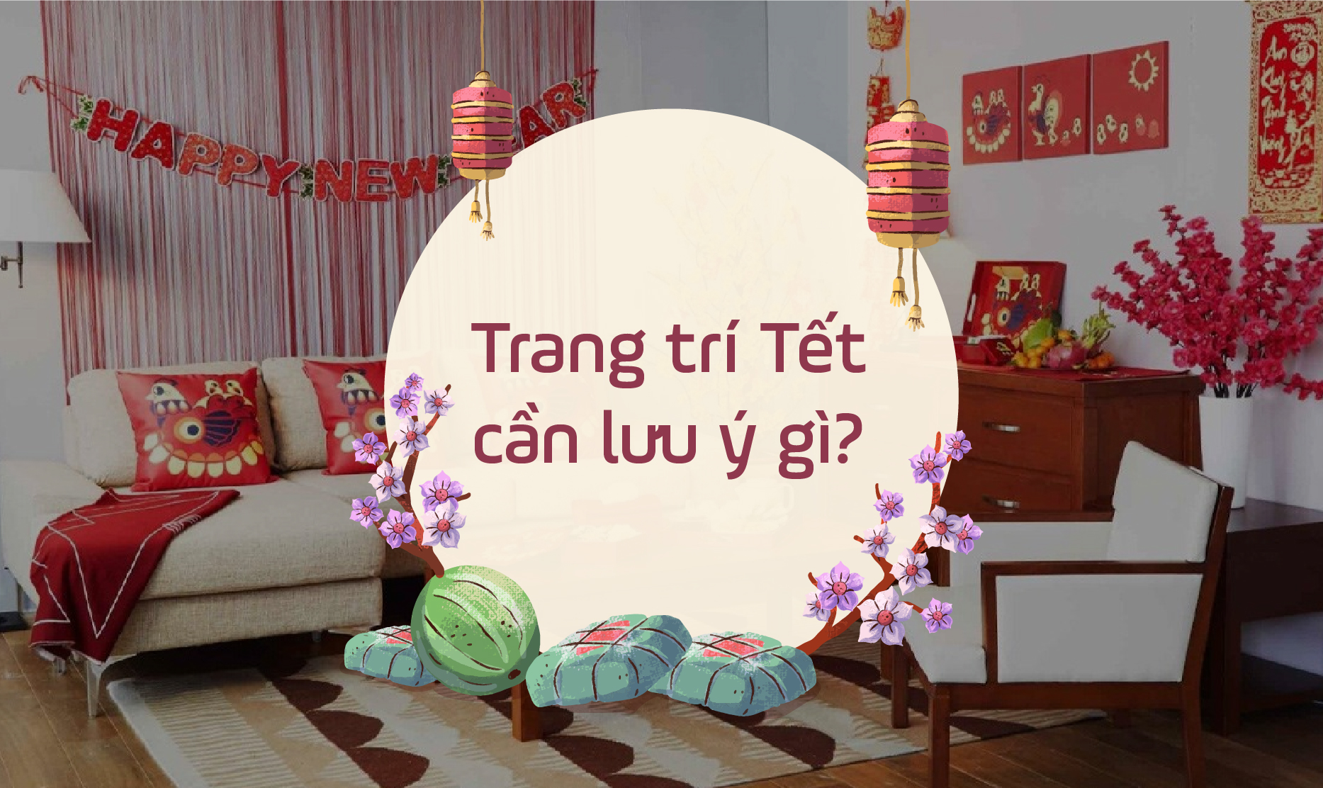 kiêng kỵ trong trang trí ngày tết - DVN 3