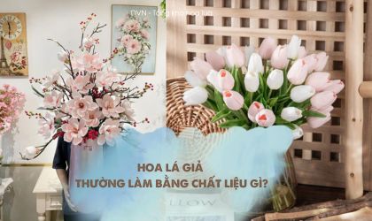 chất liệu làm hoa giả hoa lụa - DVn tổng kho hoa lụa 3
