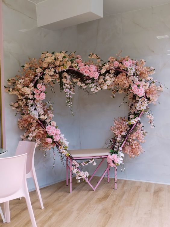 mẫu decor quán cà phê cửa hàng từ anh đào, anh đào chùm - DVN tông kho hoa lụa 6