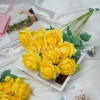 Cành hoa hồng 7 bông 3 lộc - DVN Thế giới hoa lụa