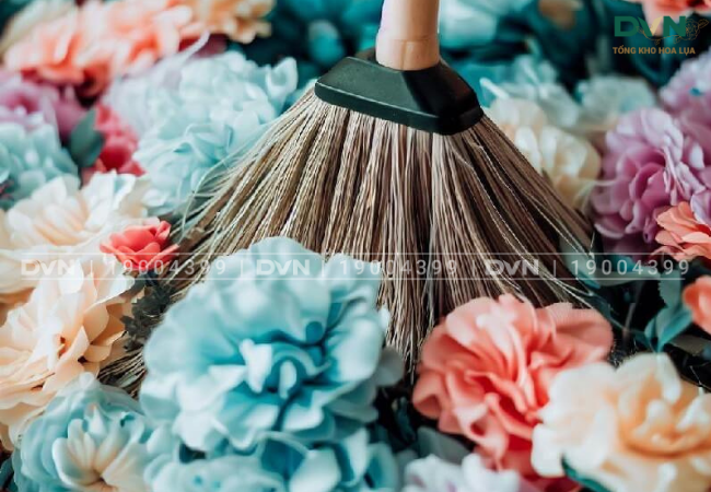 Hướng dẫn vệ sinh hoa lụa DVN - Tổng kho hoa lụa