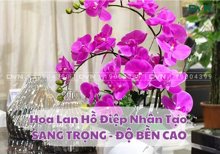 Hoa Lan Hồ Điệp Nhân Tạo: Vẻ Đẹp Sang Trọng Bền Bỉ Theo Thời Gian