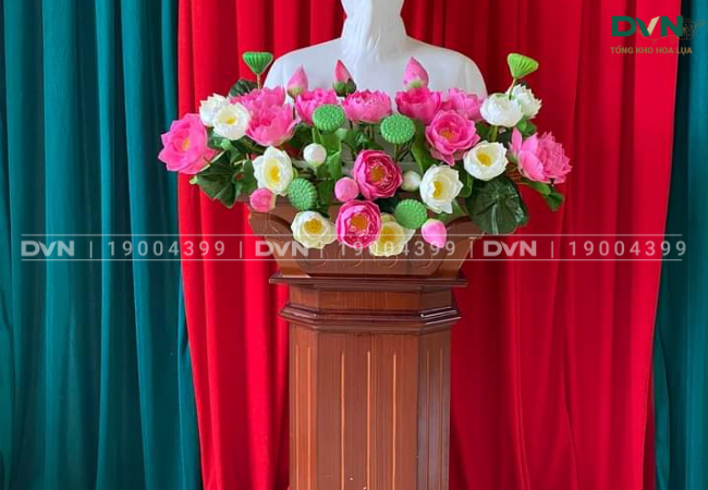 Ứng dụng của hoa sen giả trong trang trí