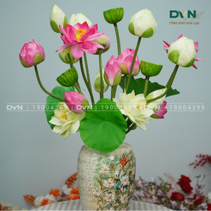 Hoa sen quan âm - DVN tổng kho hoa lụa