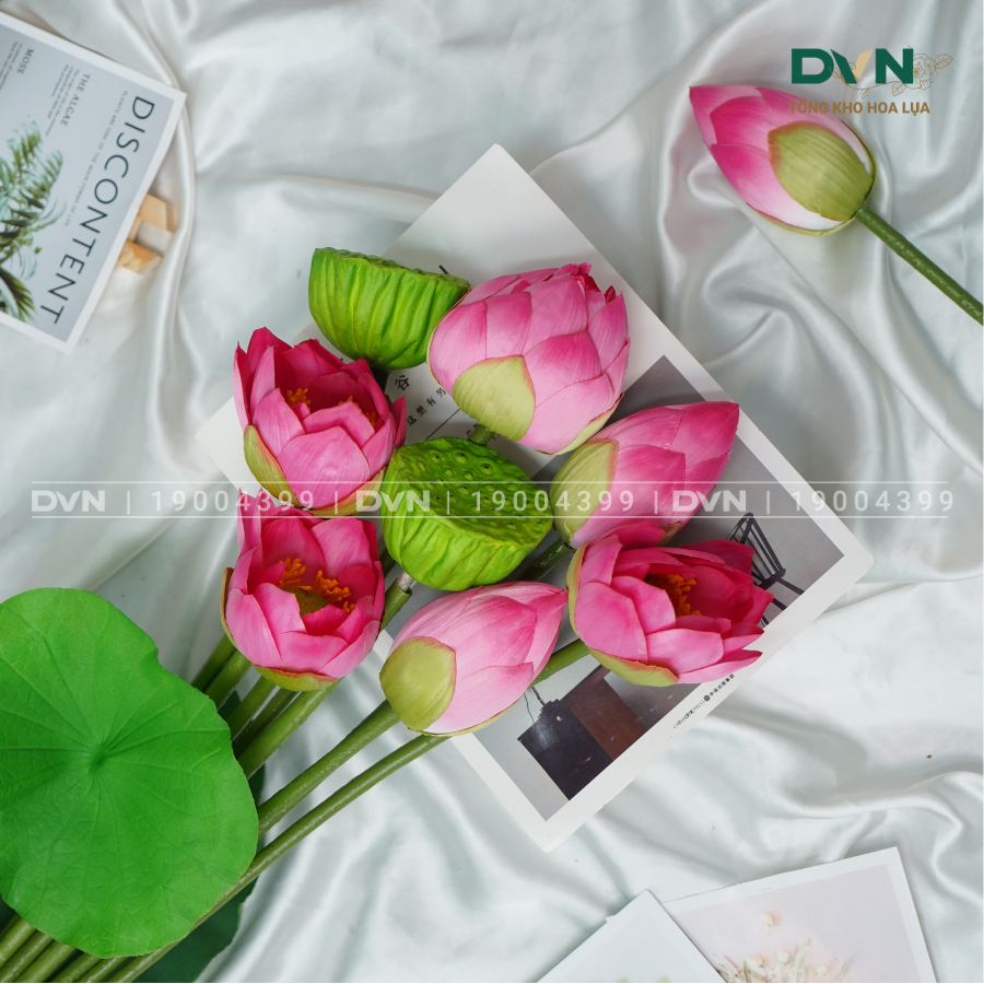 Hoa sen quan âm - DVN tổng kho hoa lụa