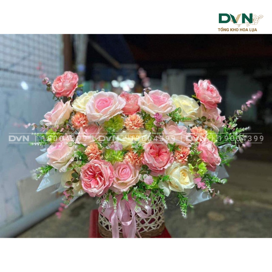 Hoa trà ohara - DVN Thế giới hoa lụa