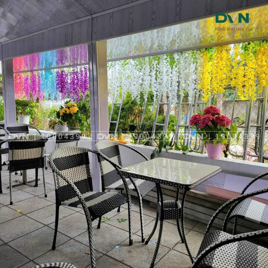 Địa chỉ cung cấp hoa lụa trang trí quán cafe uy tín
