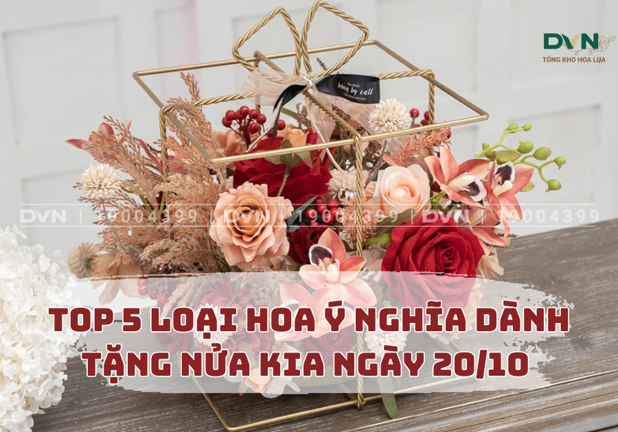 Top 5 loại hoa ý nghĩa dành tặng nửa kia ngày 20/10