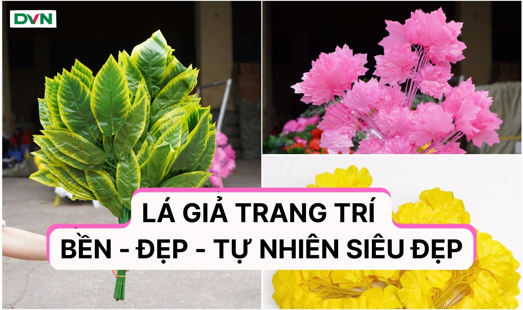 Lá giả trang trí